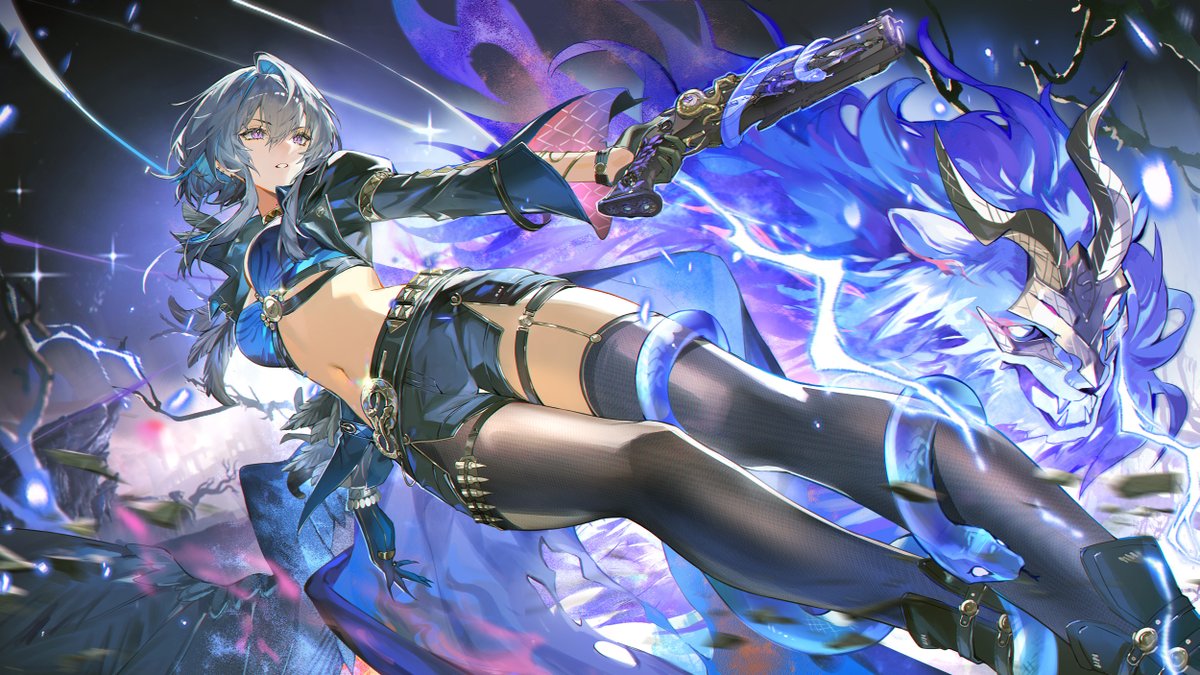 Tunmengtun's tweet image. #WutheringWaves #Wuwafanart #Galbrena #鳴潮 #ガルブレーナ 画了嘉贝莉娜(ง •̀_•́)ง!