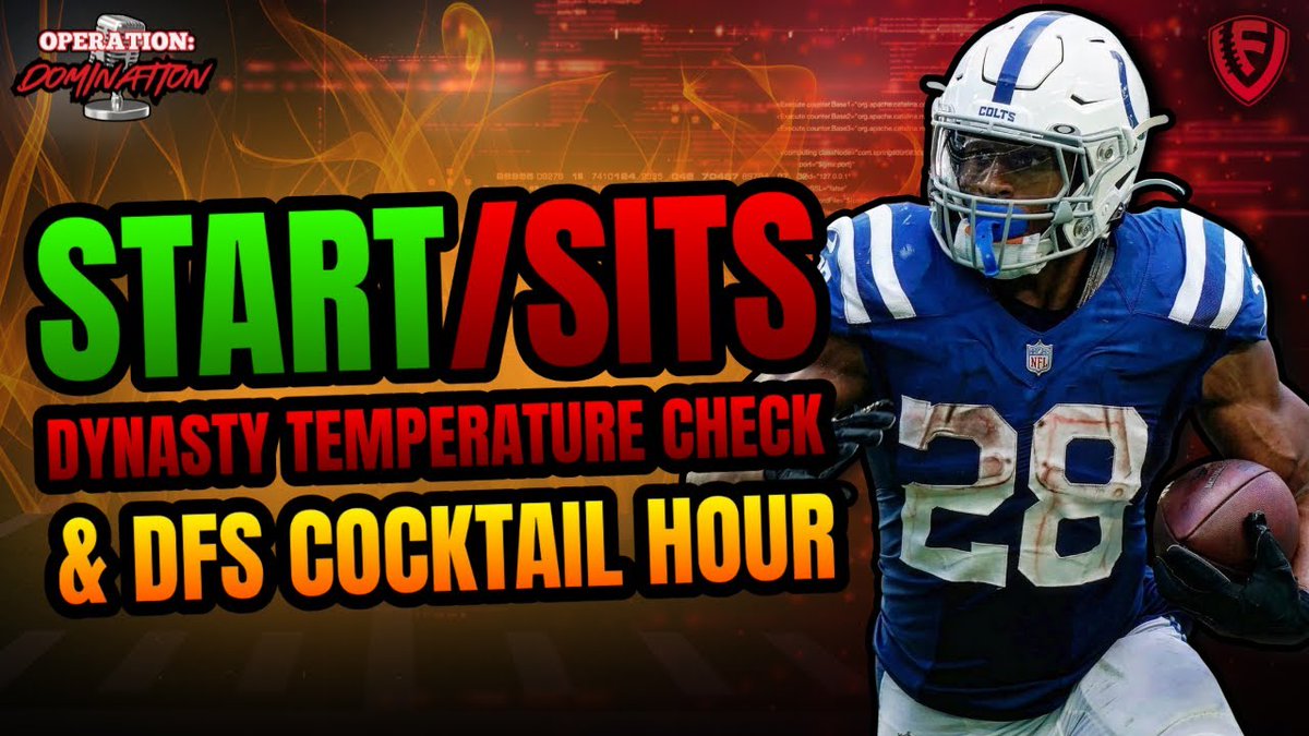 DanMaderff's tweet image. Start/Sit, Trade Advice, and DFS You MUST Know for Week 6!

In this episode, Dan Mader and the Operation Domination crew break down everything you need to crush your matchups, from player analysis to lineup optimization. #NFL #FantasyFootball

🔗👇