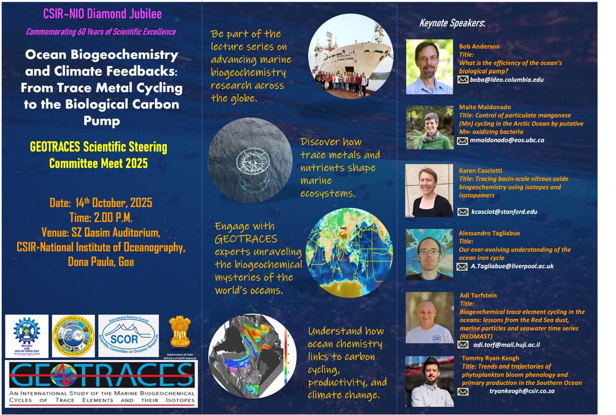 CSIRNIOGoa's tweet image. GEOTRACES Scientific Steering Committee Meeting 2025