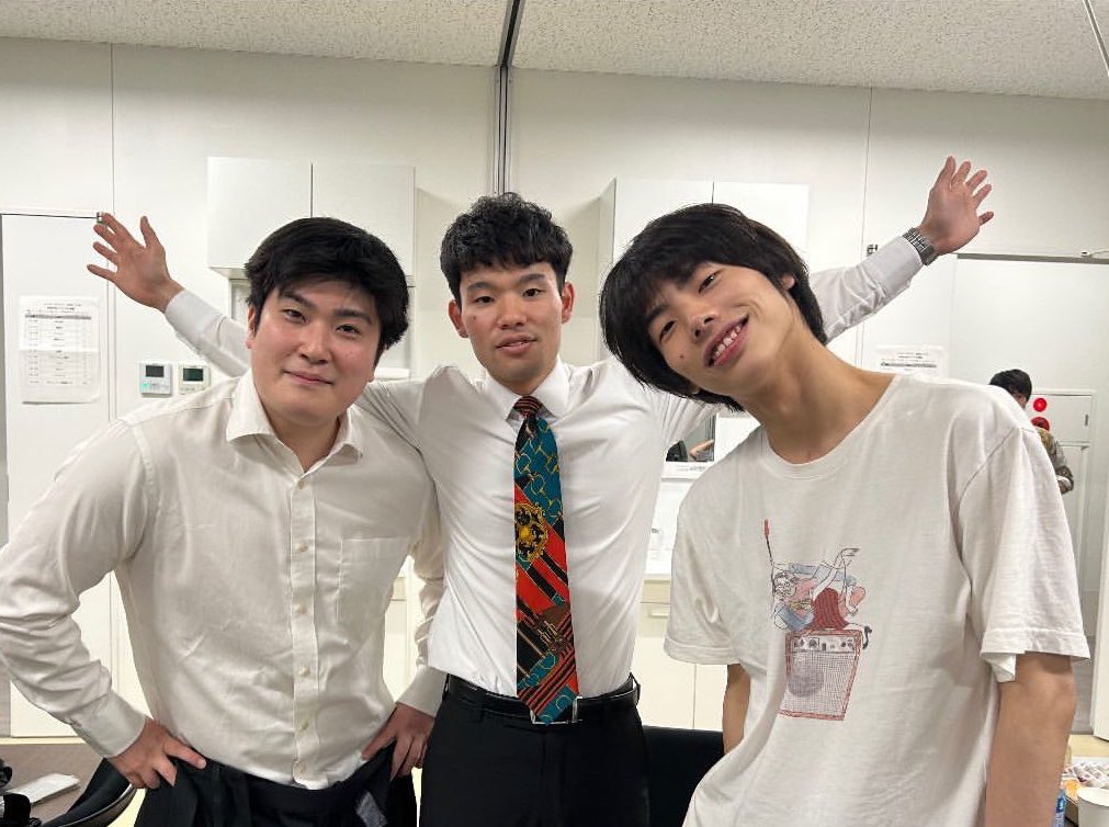 kwnsmzt's tweet image. 勝手に子鬼トリオと呼びます