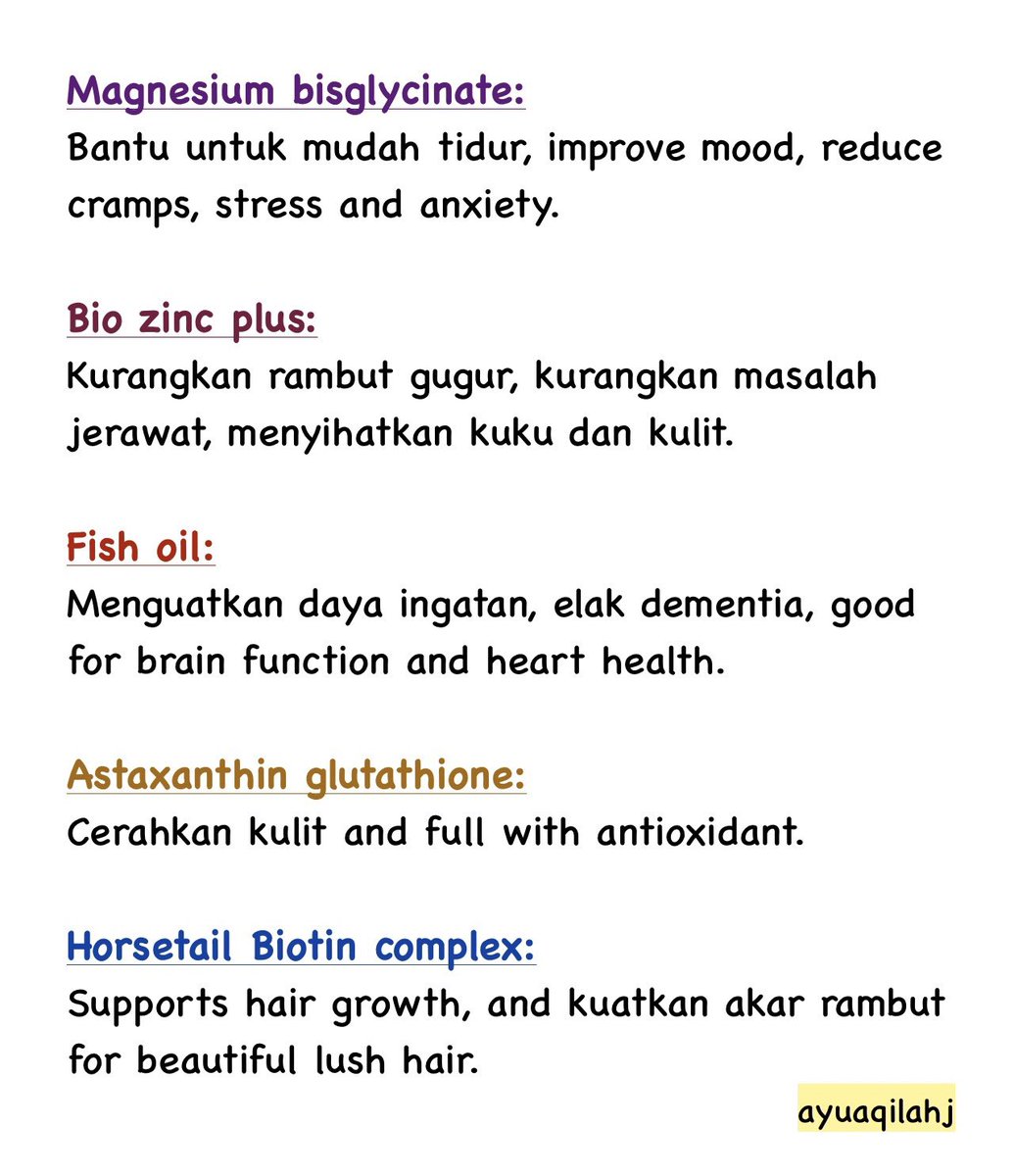 ayuaqilahj's tweet photo. Supplements wajib untuk perempuan cantik!✨😉 https://t.co/p7Q3oS0mFL