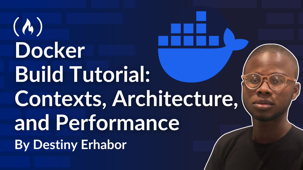 freeCodeCamp's tweet image. Docker is a tool you&apos;ll likely work with often as a dev.

And whether you&apos;re containerizing an app or optimizing workflows, there are certain key concepts to know.

In this guide, @caesar_sage explains build context, features, and architecture along with common issues and fixes.…