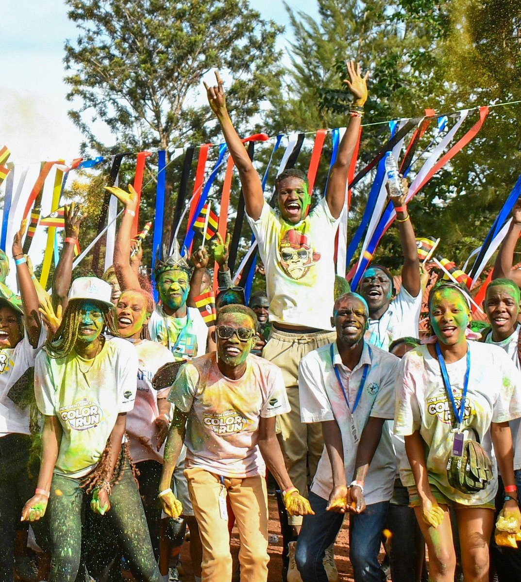 IsamichaelReal's tweet photo. Itβs Independence Day and weβre turning Mbale into a splash of joy and color! Join the fun, laughter, and unity at the #IndependenceColorRun, "the happiest event" in Uganda! #VisitMbale #ColorRunUg #UgAt63 https://t.co/vtCLkoHqDA