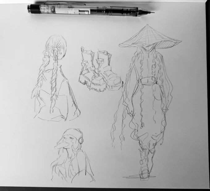 A little during lunch break_✍Drawing 