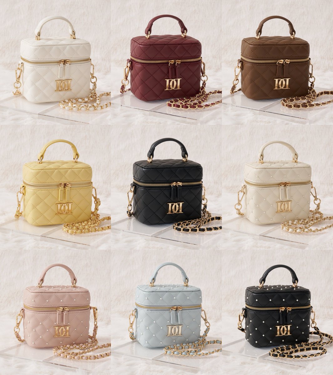 Darich♡キルティングスタッズ付きショルダーバッグ キルティングビジュースクエアミニバッグ（ショルダーバッグ）｜Darich