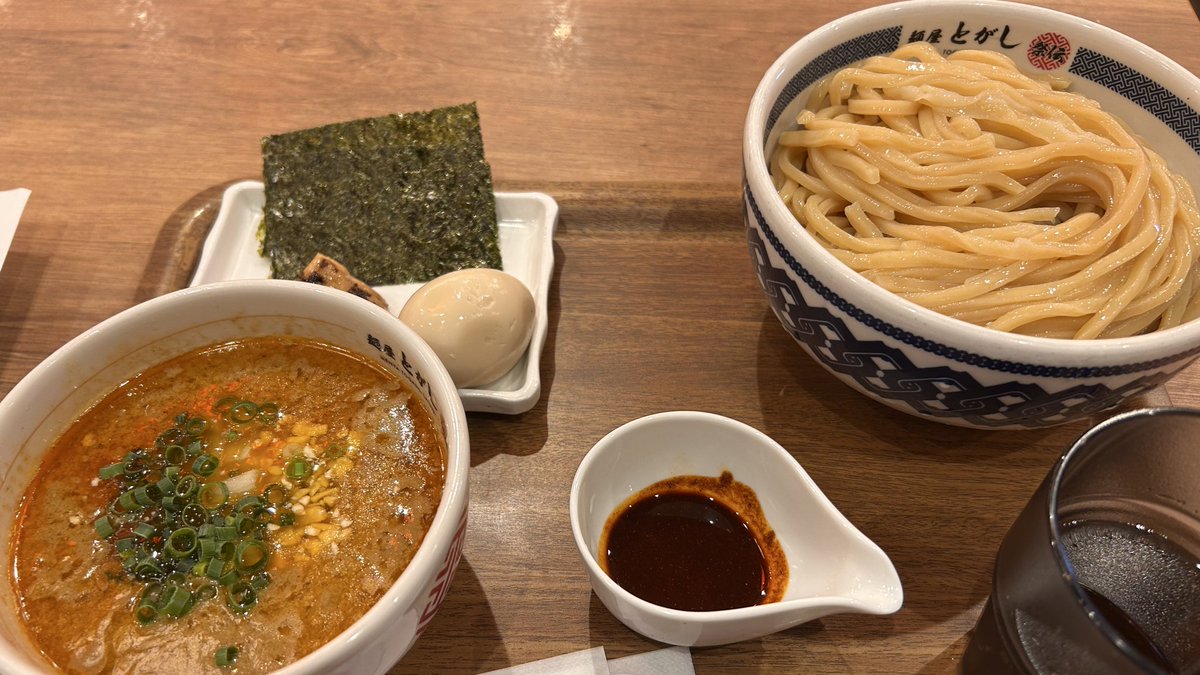 trapk751's tweet photo. 「とがし祭伝　濃厚坦々つけ麺」
かいじの冷やし坦々まぜそばといいこの八角の香りの坦々マジで美味すぎます
とがしさんどの店舗かだけでいいのでレギュラー化してくれませんか、、

@menya_togashi https://t.co/jh8SfjsuLw