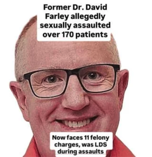 Breaking today: Former LDS Dr. David Farley faces 11 criminal charges after allegedly sexually assaulting over 170 women and young girls. He was a Mormon stake high council member in Oregon.

floodlit.org/a/a113/

2024 civil complaint (170+ plaintiffs):
floodlit.org/shop/court-doc…