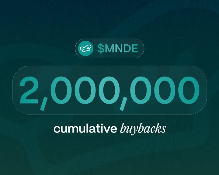 Marinade Finance 累计回购 $MNDE 达到 2,000,000