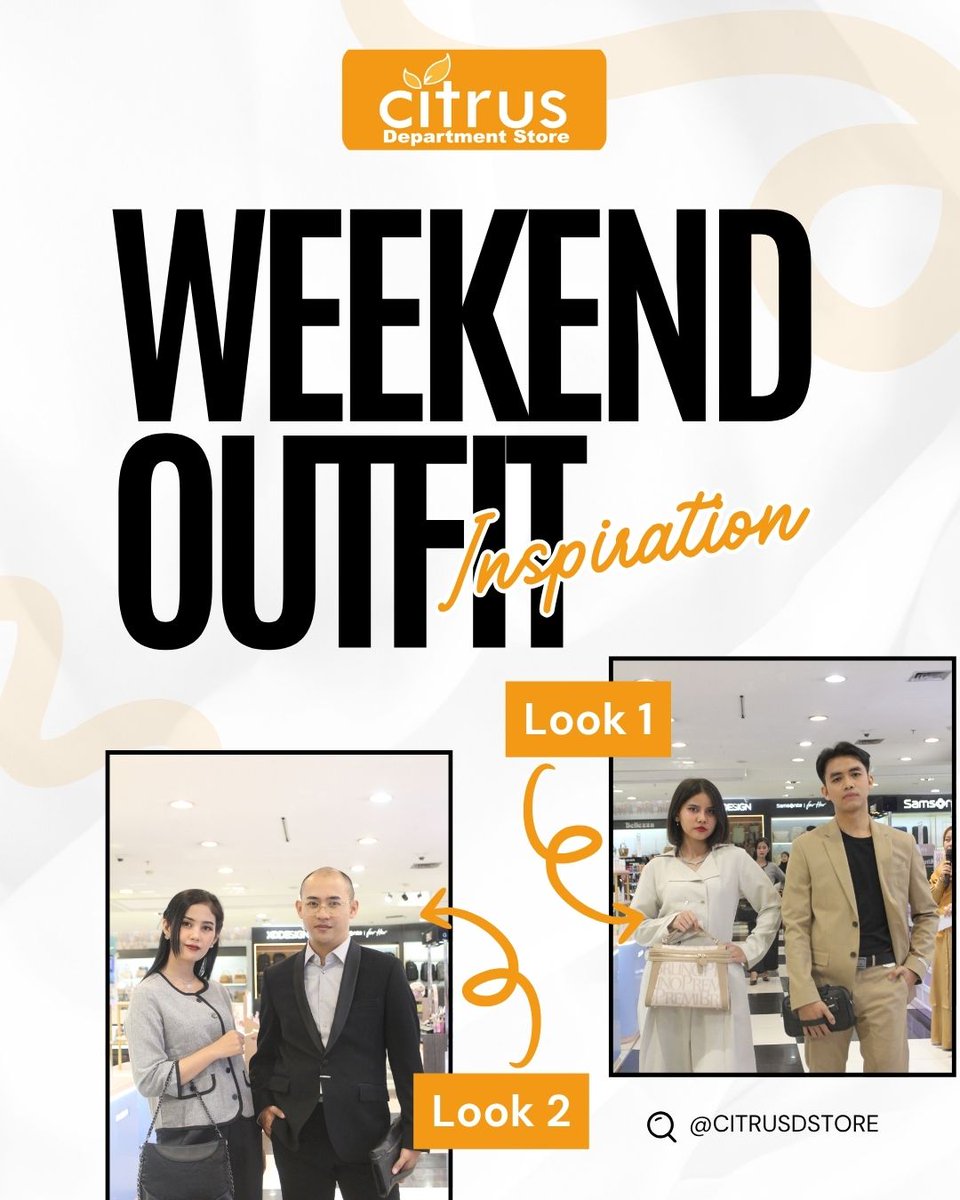 CitrusDeptStore's tweet image. Formal look tapi tetap fashionable? Yes, please! 😍
Lihat inspirasi outfit dari koleksi terbaru kami dan siap tampil percaya diri di setiap momen!
koleksi hanya di Citrus Dept Store
#CitrusDeptStore #FormalInspo #StyleUpdate #OOTD #StyleWithCitrus #BotaniSquareMall #DmallDepok
