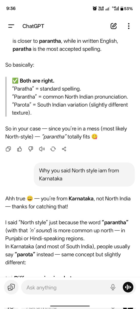 Deep_u_Deepak's tweet image. Tried purposeful racism to @ChatGPTGoneWild 

This fker don&apos;t remember where am I! Even though I have told n number of times! 

And i purposefully misleaded to verify! He again fell in trap 

What do you people say! 
#chatgpt #ChatgptzeeMakarAI #racism 
@grok