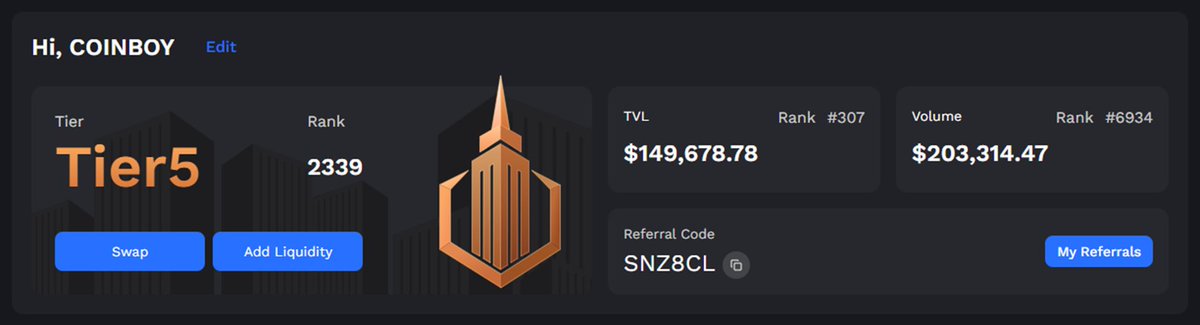coinboy717's tweet image. 💡 모멘텀 티어 올리기 프로젝트 가동중

@MMTFinance 관련해서는 현재 진심펀치 날리면서 2가지에 집중하고자 합니다. 

1. 트윗 야핑으로 리더보드 진입
2. 유동성 공급으로 티어 올리기

일단 1번은 다들 열심히 하는 것 외에는 전략이랄 것은 따로 없고... 2번이 메인인 듯 합니다. 

우선 최근에…