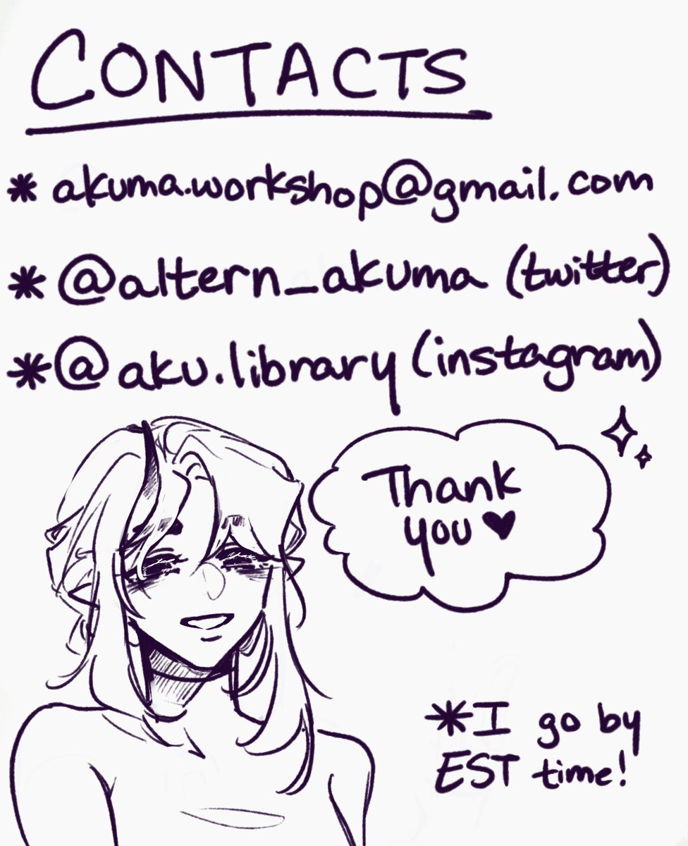 altern_akuma's tweet photo. COMMISSIONS OPEN!! 🎉🎉

There’s a 20% discount *wink wink* until the end of this year :3 💗

Basic info is provided here and my ToS (Terms of Service) is in the linktree in my bio! Samples are also there!

My DMs/email are open for any questions!
#commissionopen #Commission https://t.co/Ee5YXrPhtI