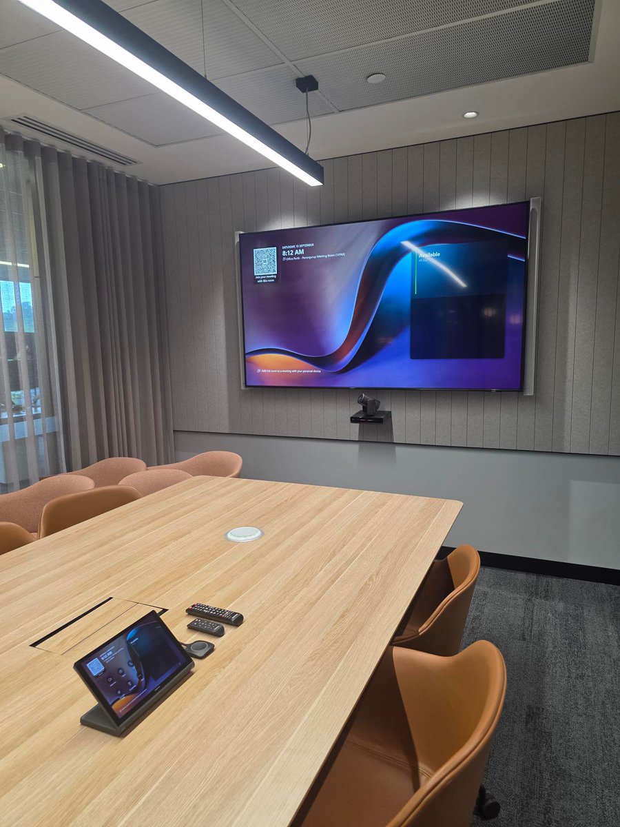 focusavperth's tweet photo. We recently partnered with Built to refresh one of their key meeting rooms, enhancing usability and improving the hybrid meeting experience for their team.

Ready to level up your meeting rooms?

👉 Reach out to our team here: https://t.co/Y021UAHim1

#FocusAV #Crestron https://t.co/ypFrb8qiw4