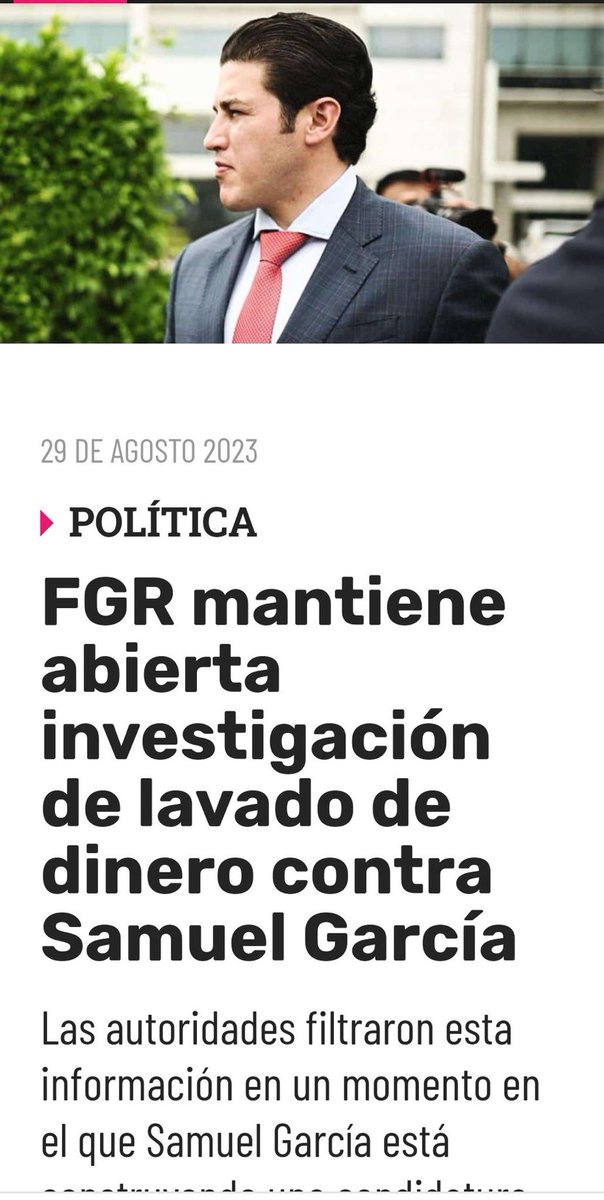 alif_aleph's tweet image. Lo más corrupto que ha sufrido nuevo león: Samuel García