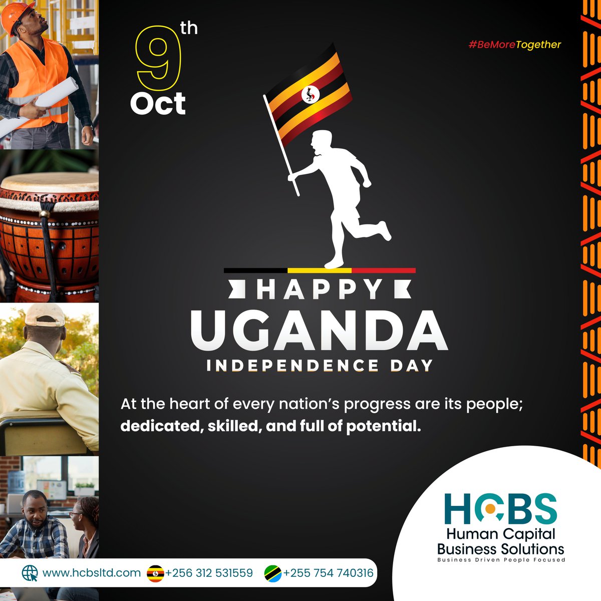 hcbsltd's tweet image. Celebrating the hardworking individuals shaping our country’s future.
Happy Independence Day, Uganda! #UgandaAt63