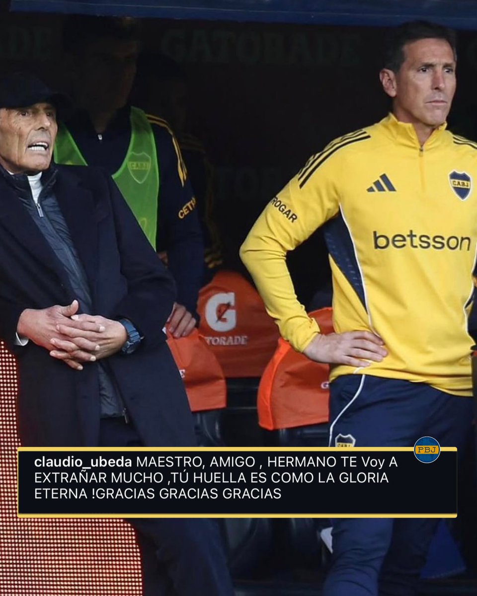 PlanetaBoca's tweet photo. El sentido posteo de Claudio Ubeda tras la muerte de Miguel Ángel Russo. https://t.co/kMKn85JUax