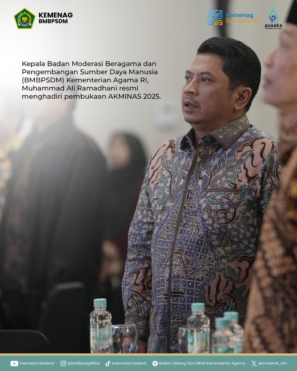 moderat_idn's tweet image. Salam #SahabatReligi

Kementerian Agama resmi buka Akademi Kepemimpinan Mahasiswa Nasional (AKMINAS) 2025👩‍🎓🧑‍🎓

Swipe ke kiri untuk baca lebih lengkap!

#BMBPSDM
#KemenagRI
#ModerasiBeragama
#KitaSemuaSama
#ExellenceIsOurTradition
