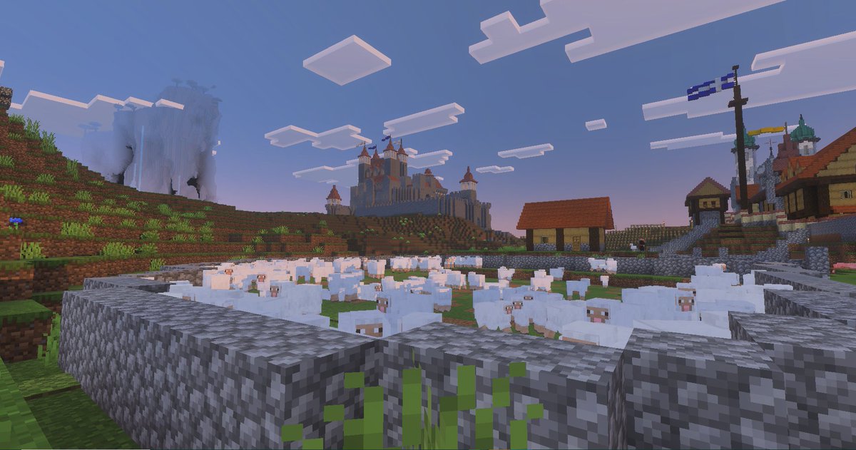 Nice getting back into minecraft again after so long. Built me a nice castle in survival. This realm is coming up on 3 years. Sometimes I wonder if this is something I will pass along to my kids.