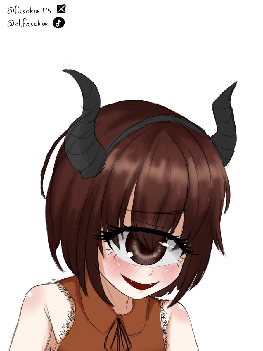 Pequeña demonio Sachi 😈

Día 8
#Inktober #Inktober2025 #ひと目惚れ #loveatfirstsight #SachiUsui #TeachingFeeling #hitomebore