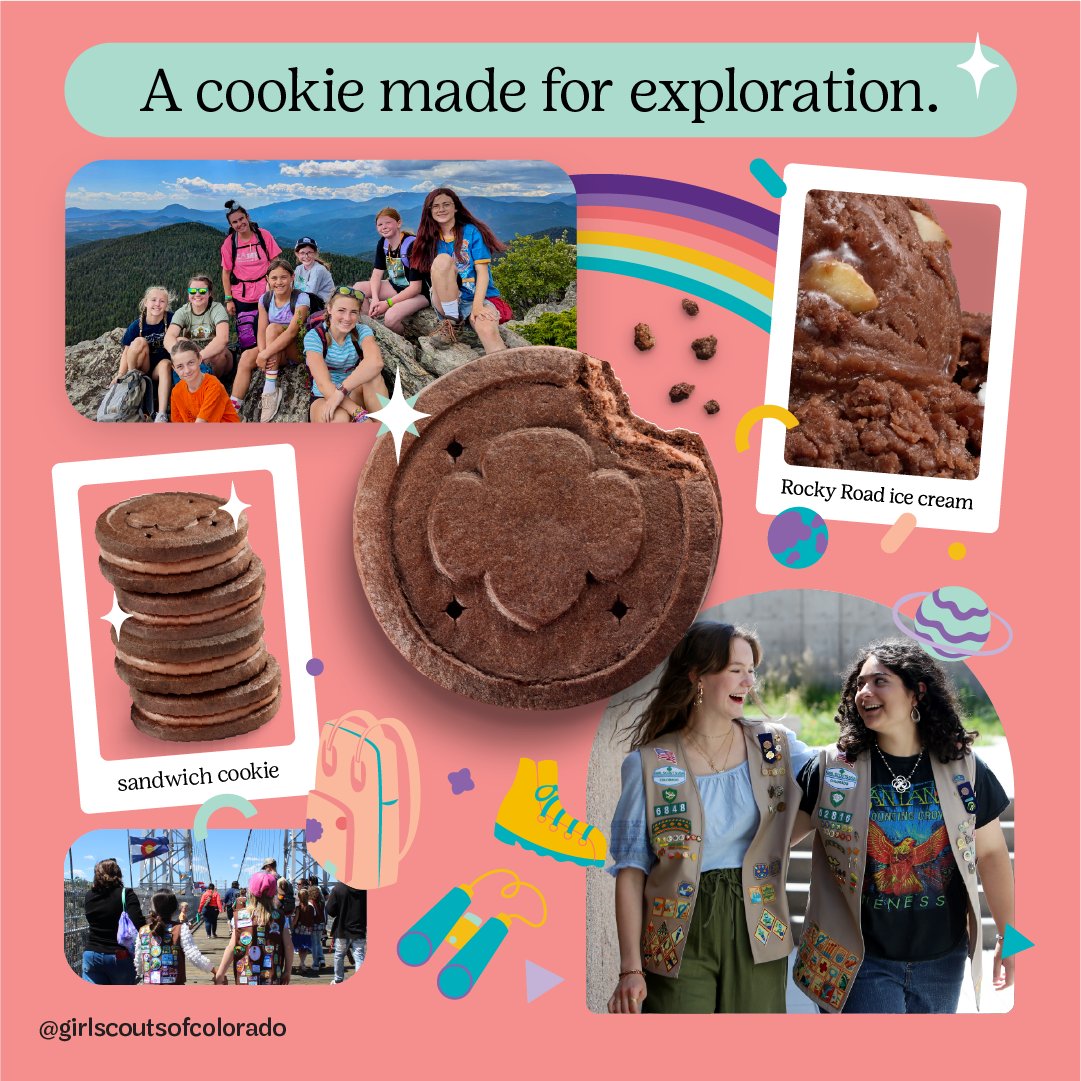 Meet Exploremores™—a cookie made for exploration! 🍪 Every bite supports Girl Scouts as they explore who they are and all they can become. 💫 bit.ly/4ar7epP
#GirlScouts #Exploremores #GirlScoutCookies #Cookies