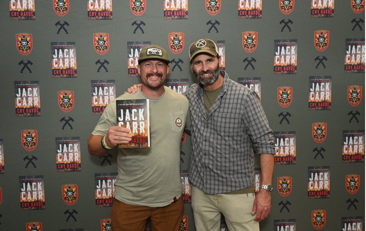 Got to meet my favorite author and a true patriot tonight. Thank you, <a href="/JackCarrUSA/">Jack Carr</a>, for sharing your stories, the laughs, and your talents for us to enjoy. Most of all, thank you for your service to this great nation. Can’t wait to read #CryHavoc!