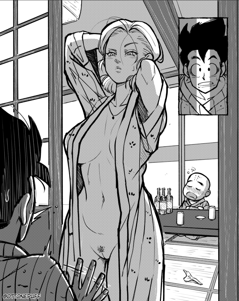 Caught!
#N18 #gohan #krilin #dragonball