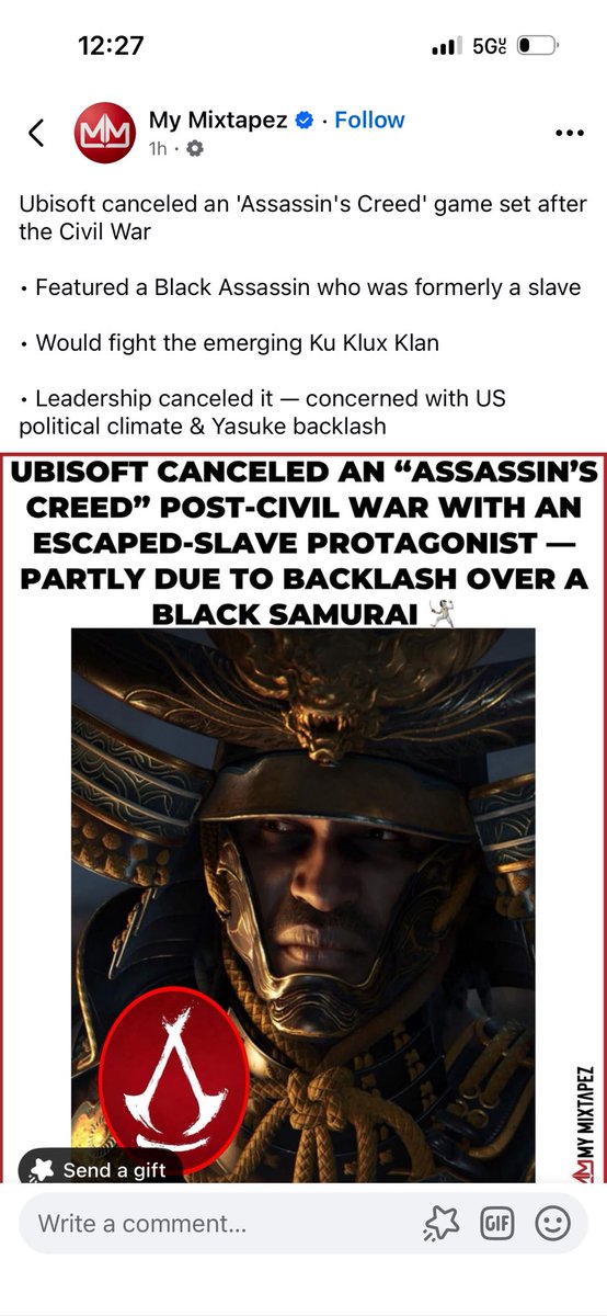 Jduce7's tweet photo. @assassinscreed @Ubisoft Is this true? https://t.co/LV2MnApnCC