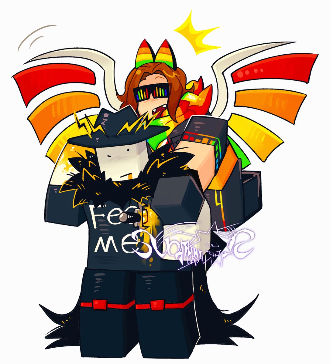 nodi02260368's tweet image. #tarabyte #sorcus #robloxadmins 
不是我画的