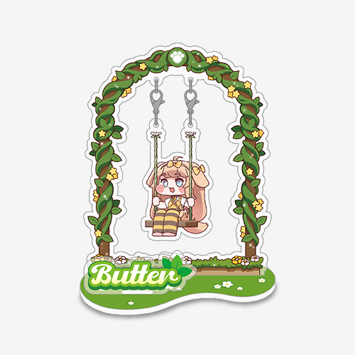 もちもちほっぺ大作戦 バター マウスパッド 公式 トリッカル