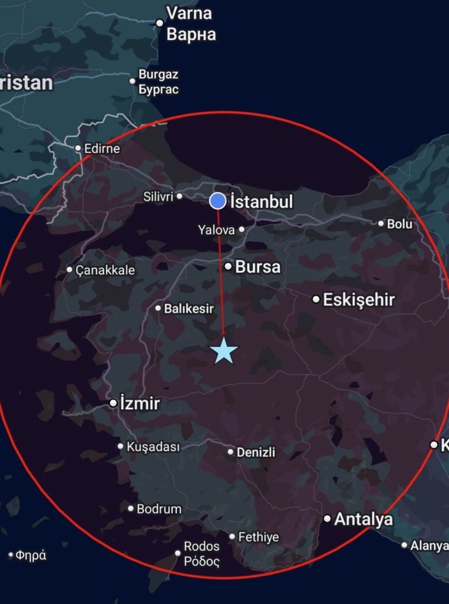 #deprem ile uyandık. Geçmiş olsun #kütahya 5 şiddetini Antalya’dan hissettik.