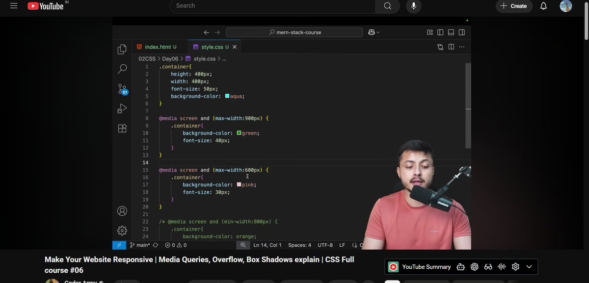 neuralnerd01's tweet image. Day 12/100 of #100DaysOfCode 📱 @rohit_negi9 

Learned to build Responsive Websites today!
📐 Media queries &amp;amp; screen keyword
📏 Mobile First vs Desktop First
🌤️ Mastered box-shadow (blur, spread, inset, sun effect!)
🚫 Understood overflow handling
Every pixel matters when adaptin