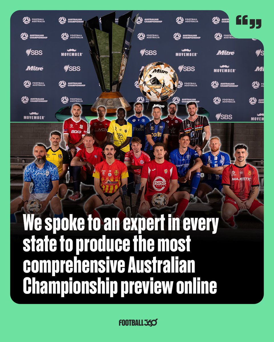 football360au's tweet photo. The @AusChampionship starts TOMORROW 😍

Get up to speed with our experts' guide, inc every club's coach, star, history and talking point.

Feat @lachieflannigan, @joshparish_ , @HaulPunt, @Pagonis98, @jcaughlin12, @RussGibbs10, @TommyDoleman, @cpmc87 

📝https://t.co/Scz4UMx60P https://t.co/6TGPkS7taK