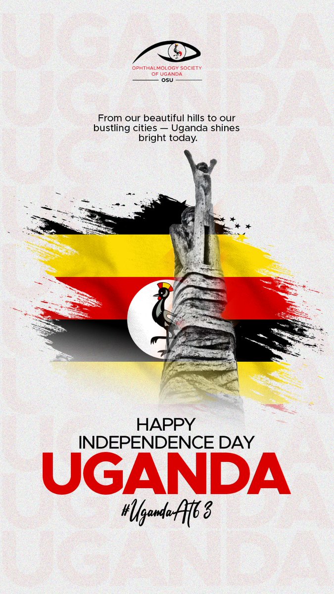 Happy 63rd Independence Day dear Uganda. May God uphold thee.