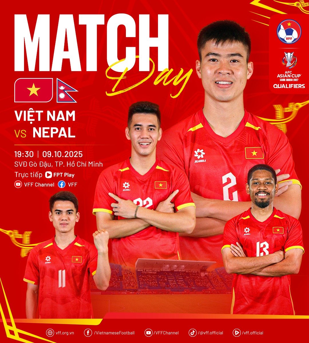 Vietnam vs Népal

3e journée de qualifications de Coupe d'Asie

14h30 heure de Paris