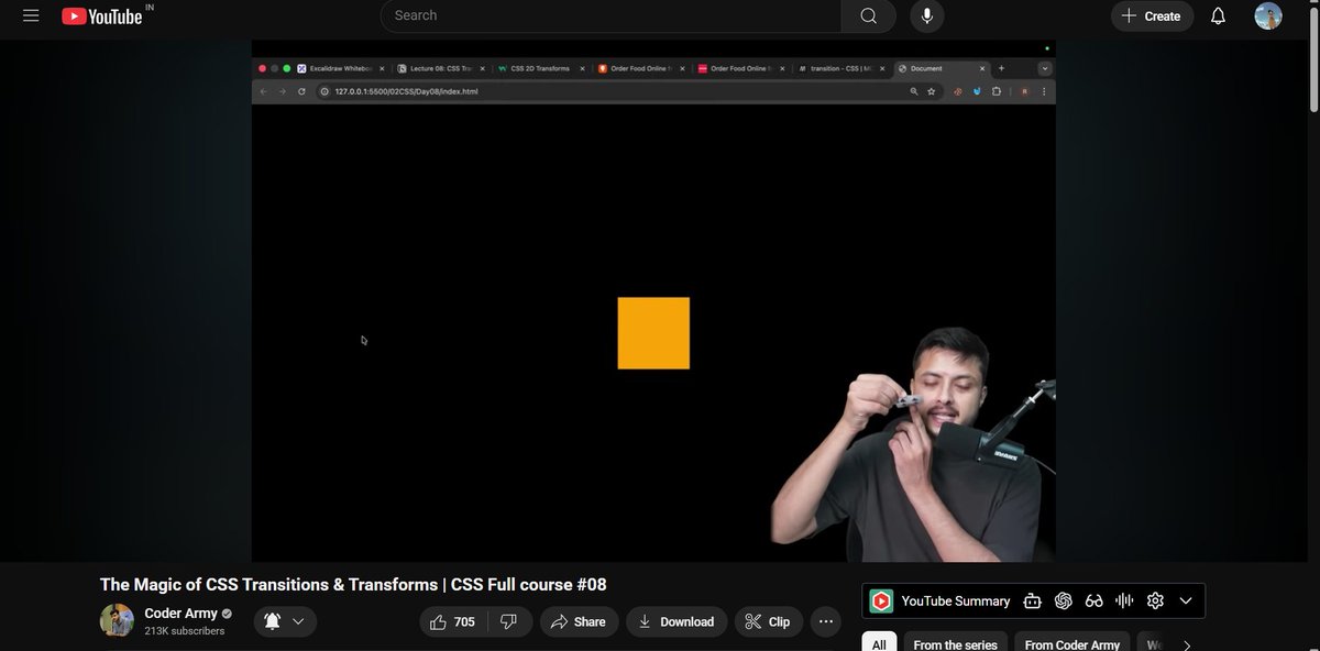 neuralnerd01's tweet image. Day 13–14/100 of #100DaysOfCode ✨ @rohit_negi9 

Learned to make websites move &amp;amp; feel alive!
🎞️ CSS Animations – @keyframes, timing, delay, direction
⚙️ Transforms – move, scale, rotate with precision
💫 Transitions – smooth hover &amp;amp; UI effects