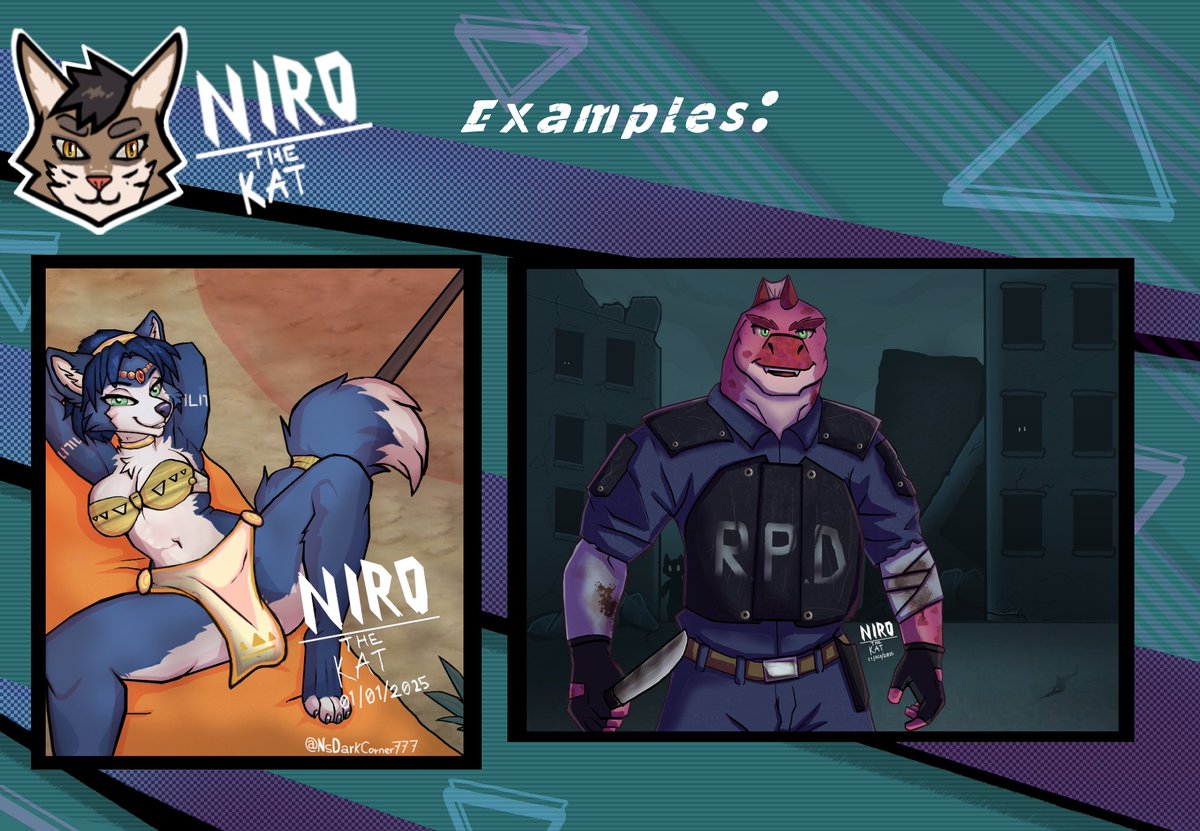 Hi here's the new updated commission sheet so they are now open uwu! Feel free to DM me if you are interested! (allmylinks.com/darkness-kat69) #opencommissions #digitalart #digitalartist #furryartwork #furry