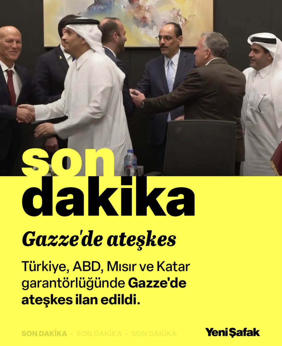 Gazze’de ateşkes ilan edildi.

Bu Hamas’ın zaferidir.