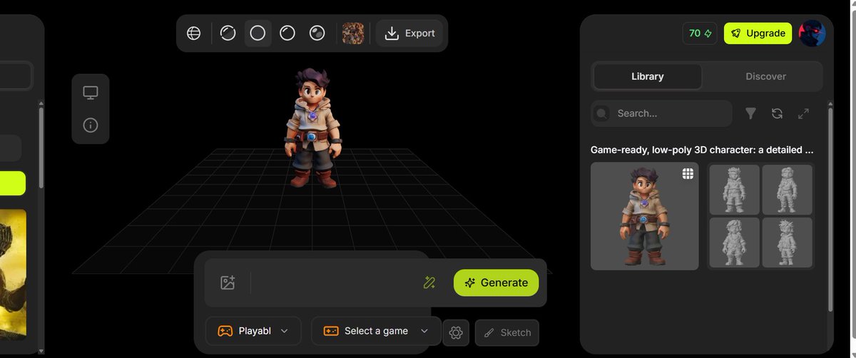 dermassistAI's tweet image. 🤯 Blown away! I used a highly detailed prompt to create a Game-Ready Voxel Character for my new habit-tracking game (HabitCraft), and @playabl_ai generated this perfect asset in minutes. The quality is incredible. Text-to-3D is officially here. #gamedev #indiedev #3Dmodeling #AI