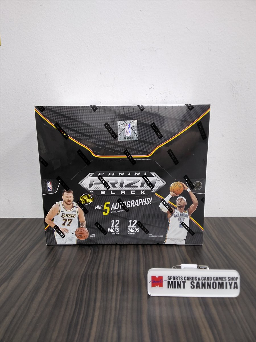 新商品入荷のお知らせ

NBA 2024-25 PANINI PRIZM BLACK BASKETBALL HOBBY🏀

パニーニ社からNBA公式バスケットボールカード「プリズム・ブラック」が初登場！
カード界の大人気ブランドプリズムへのオマージュ！ひと味違うパラレルに注目！