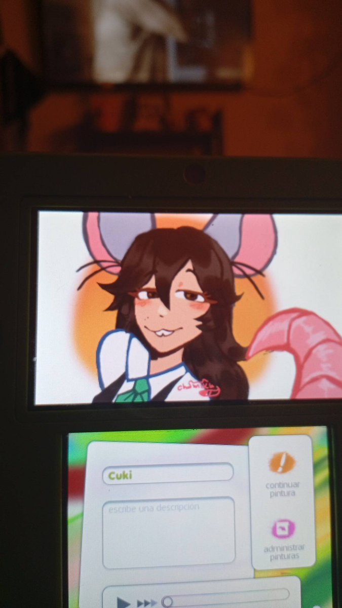 cuki dibujada en las 2ds en colors 3d