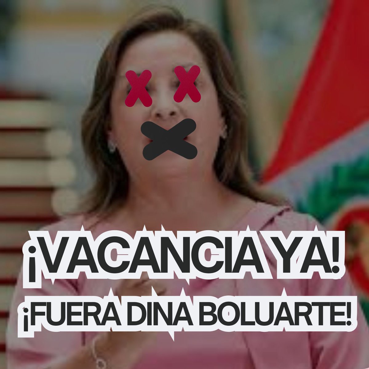 #VacanciaYa #FueraDinaBoluarte