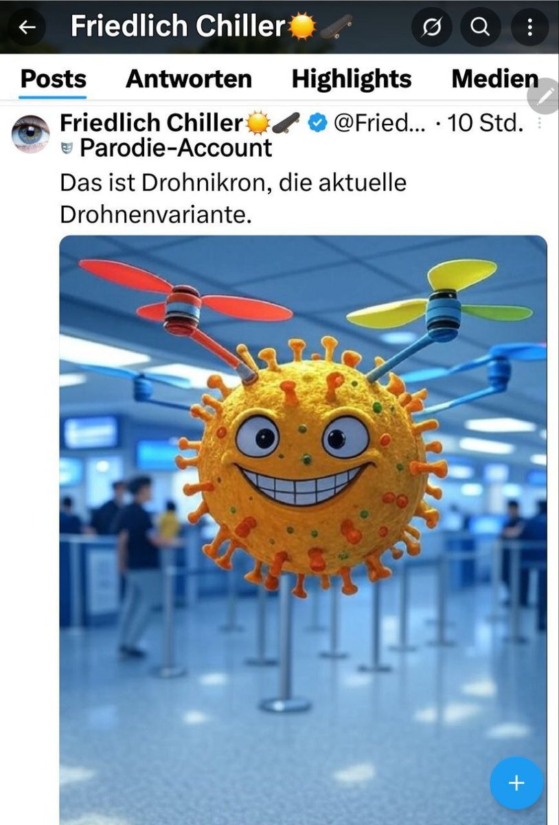 Satire: 

Das ist DROHNIKON, die aktuelle Drohnenvariante. 

Trigger. FM - „Das Radio der FREIEN“
8 Musik &amp; Info -Kanäle. 
Jetzt Streamen auf: 
triggerfm.com