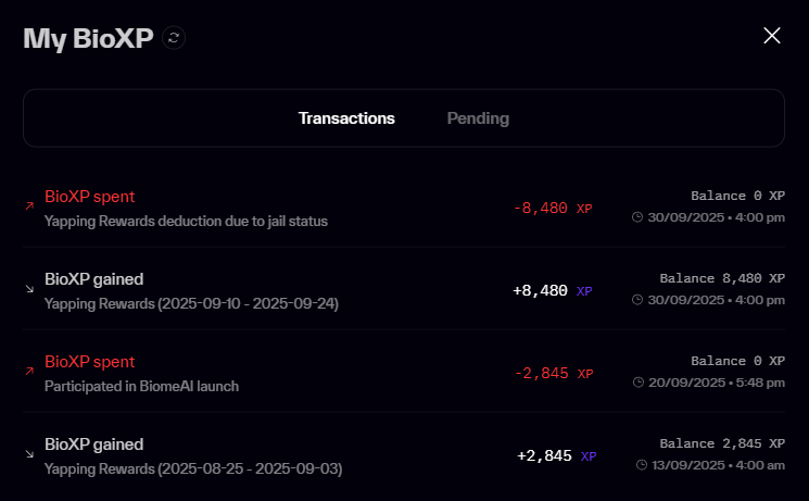 mim22233's tweet image. Just noticed my BioXP got deducted “due to jail status”
No idea what that even means. Anyone else had this happen?
@BioProtocol
#BioXP #BioProtocol