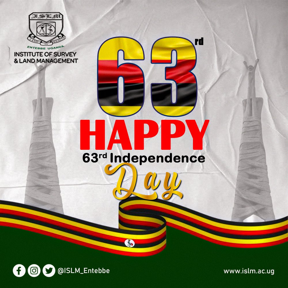 Happy Independence Day!!  
#UgandaAt63