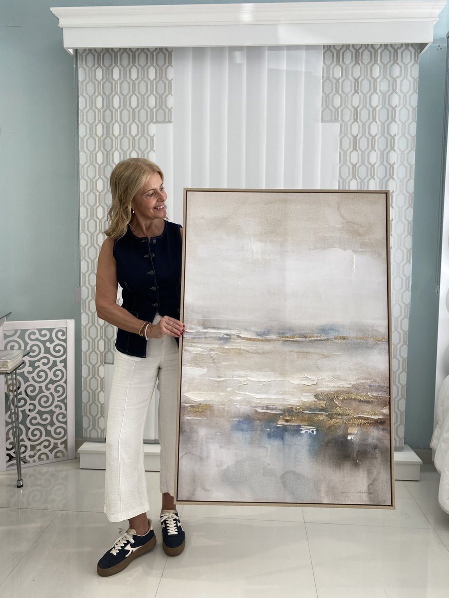 virginiaesber's tweet image. ¡Nuevo!🆕 Cuadros de 120x80cm con muchos matices, texturas, toques dorados  y diferentes tonalidades de color azul. Decora las paredes y crea espacios bonitos #Arte #Cuadros #jueves  #DecoramosParaTÍ💙