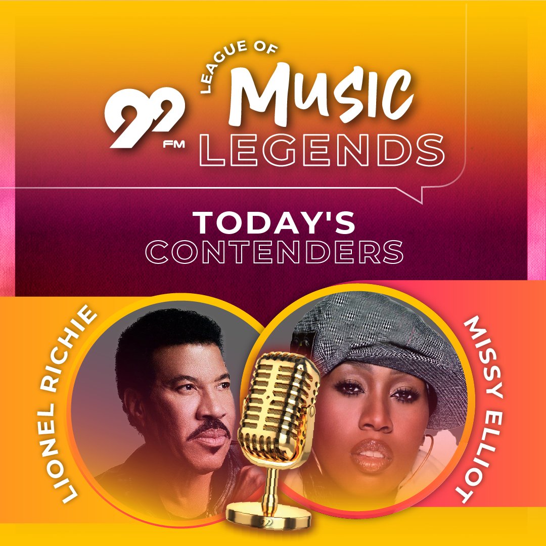 Lionel’s soul, Missy’s swagger collide in the League of Music Legends. WhatsApp Legend to 083 000 1049 NOW and stand a chance to win N$ 500.00 every week. #WeLoveMusic #99fm
