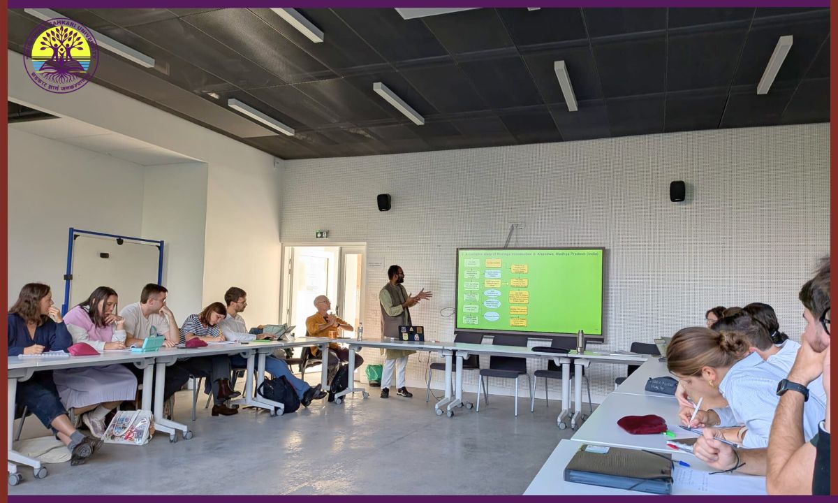 Ankit Kumar, a Fellow programme scholar at IRMA, #TribhuvanSahkariUniversity, presented a paper at the International Conference on ‘The Just Ecological Transition in Practice’ organised by GEMDEV at Campus Condorcet in Paris on 11-12 September 2025.

irma.ac.in/news/1751