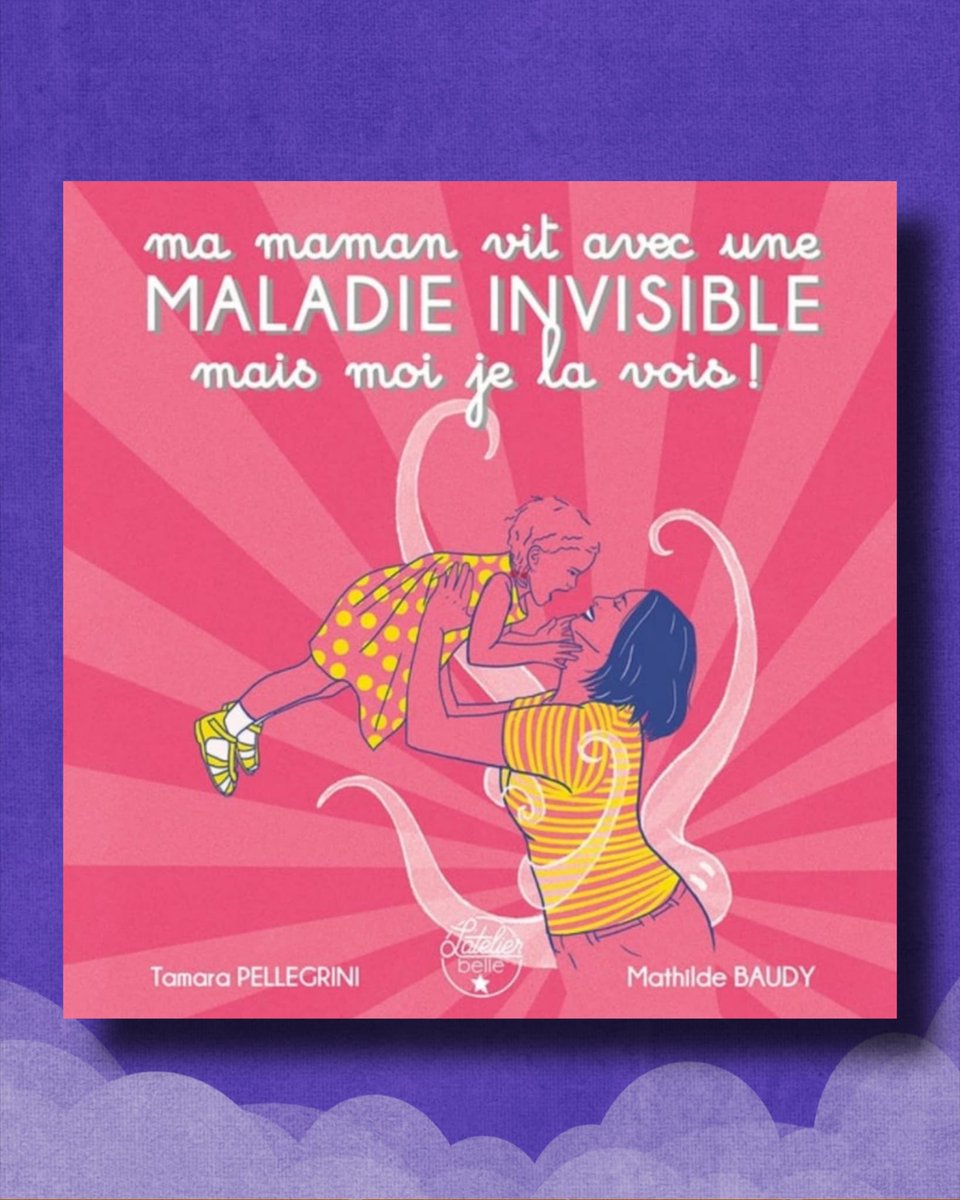 🧵💜 "Ma maman vit avec une maladie invisible mais moi je la vois !"
Un album tendre et intelligent de Tamara Pellegrini &amp; Mathilde Baudy, pour aider les enfants à comprendre ce que vit leur maman atteinte d’une maladie chronique invisible.

#CovidLong #MaladieInvisible