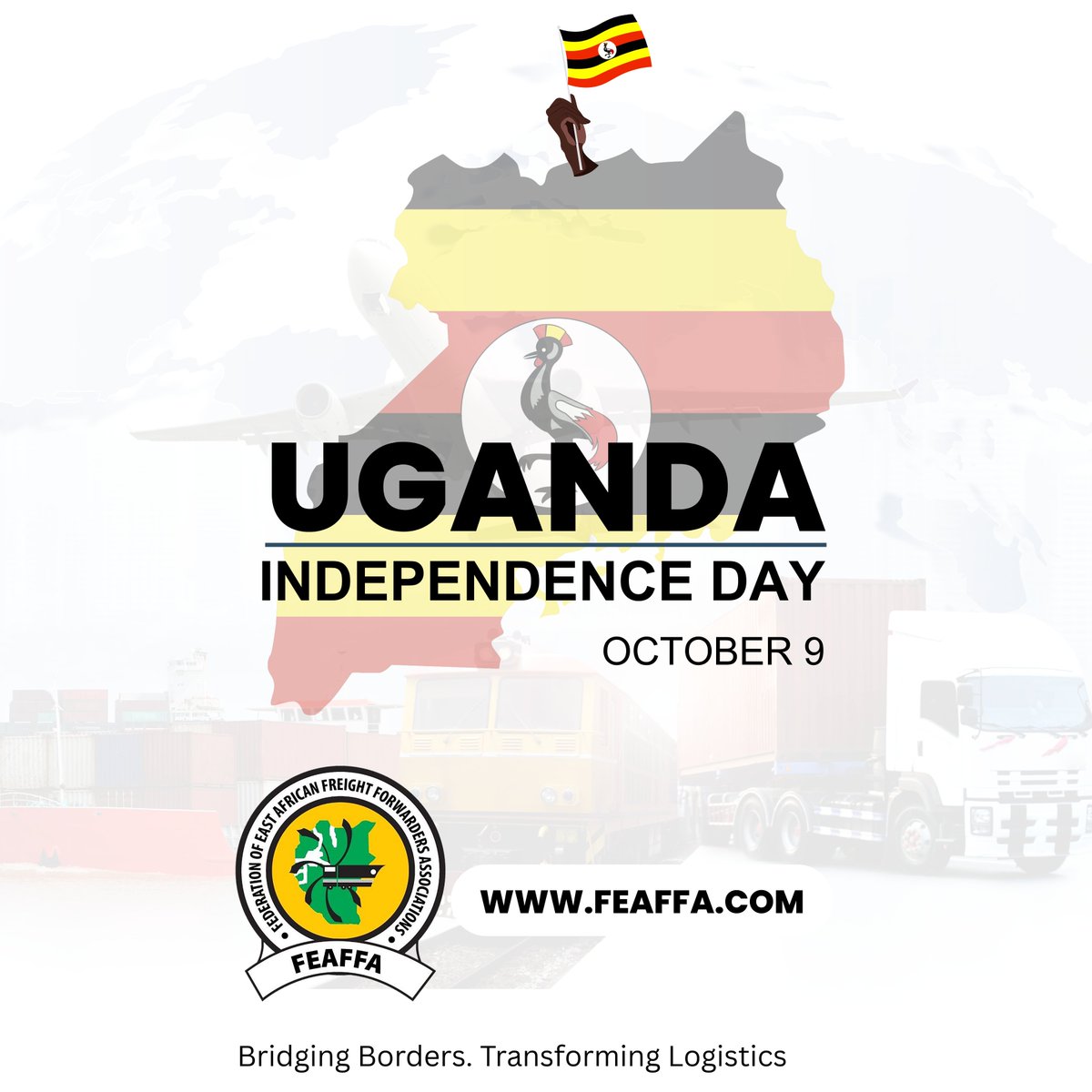 FEAFFA's tweet image. Happy Independence Day, Uganda! 🇺🇬🇺🇬

#independenceday2025 #UgandaAt63 #ugandaindependence #Uganda