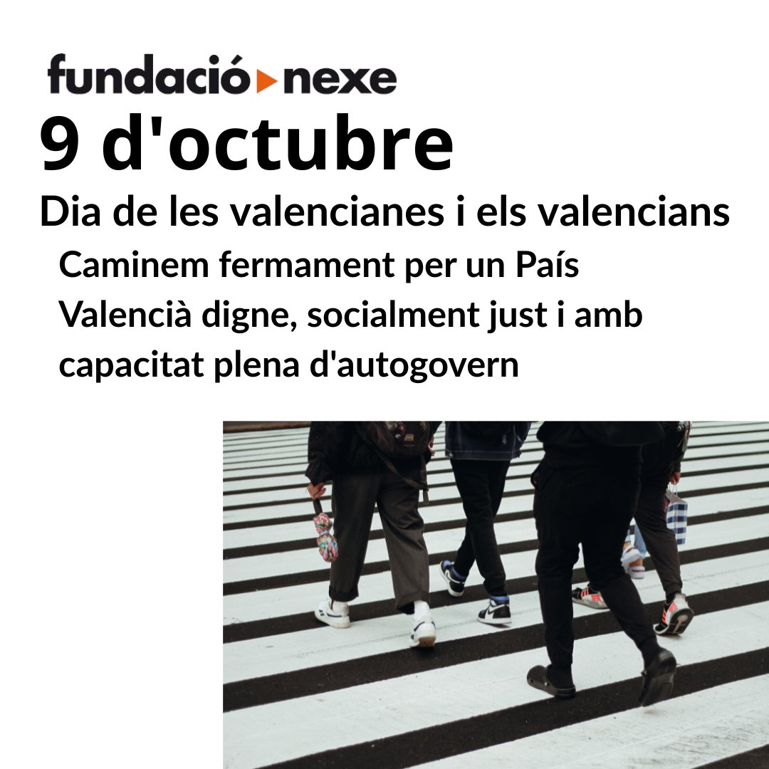 Hui commemorem el 9 d'octubre, el Dia de les valencianes i els valencians. És un dia de festa, però també de reivindicació de la nostra capacitat d'autogovern que ens van  arrabassar. Perquè volem construir un futur digne, socialment just i en valencià per a totes i tots.
